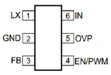 SOT23-6脚位图